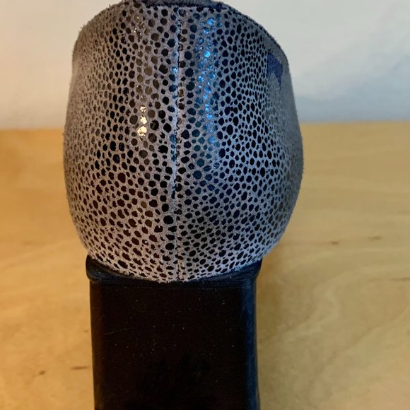 Camper Stack Heel Faux Alligator Oxford - Picture 3 of 5